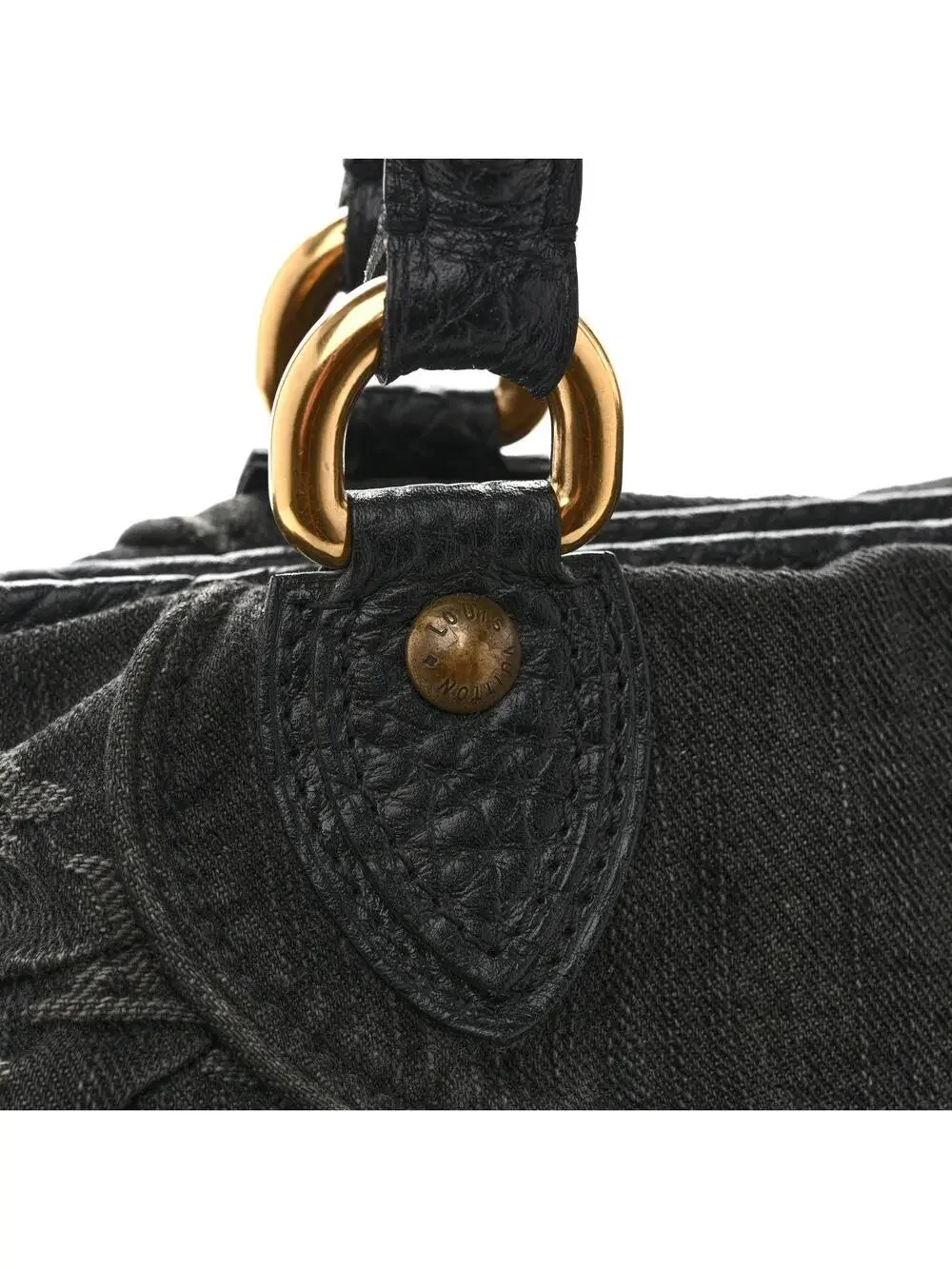 Louis Vuitton Denim Neo Cabby Mm Black #261761L16B